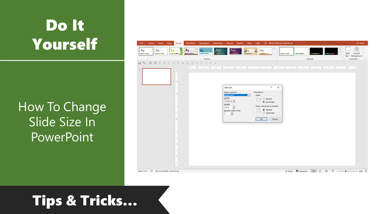 How To Change Slide Size In PowerPoint